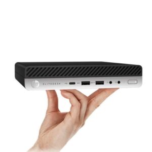 Off lease HP ProDesk 600 G5 Mini Desktop Computer PC, 9th Gen Hexa-Core i5-9500T, 8GB DDR4 RAM, 256M2 Win 11 Pro